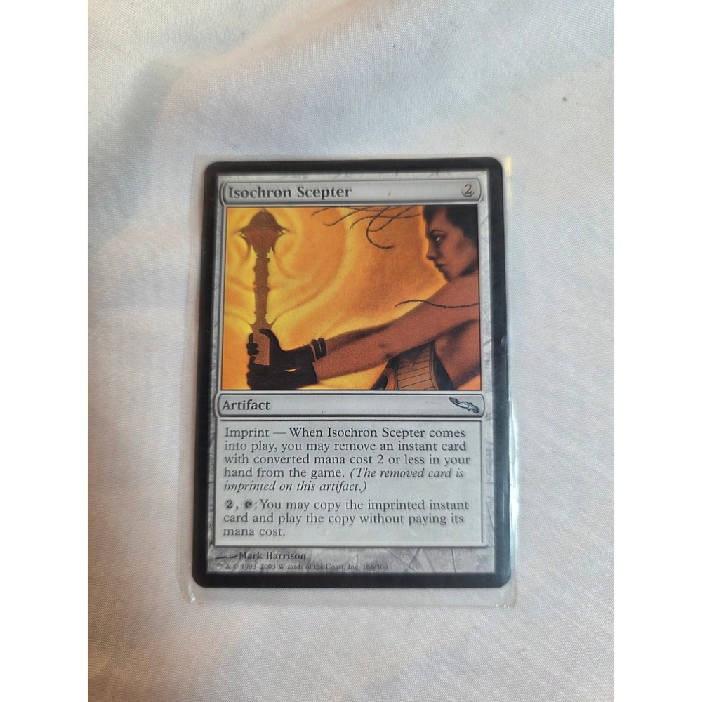 Magic The Gathering Isochron Scepter Mirrodin 188/306 Uncommon Artifact MTG